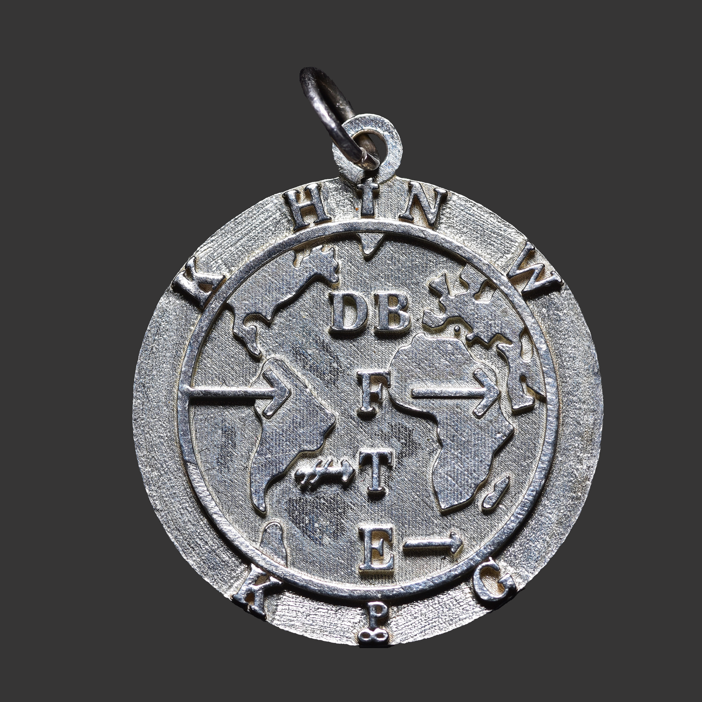 The Lord's Prayer - Polished Silver (photo/actual product 3D print  by SHAPEWAYS)